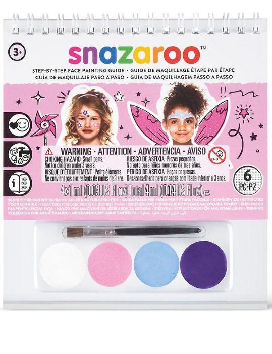 Набор красок для лица Snazaroo "Принцессы и Феи" 4 цв
