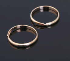 Основа для кольца регулируемая, цвет золото Арт. 1353650     14 р.