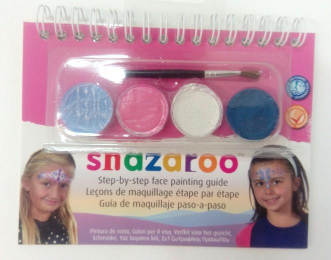 Набор красок для лица Snazaroo для девочек 4 цв