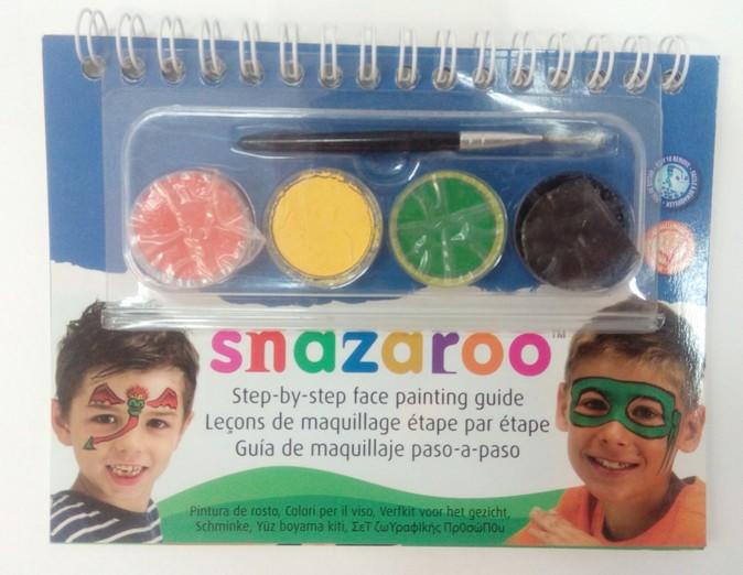 Набор красок для лица Snazaroo для мальчиков 4 цв