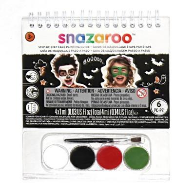 Набор красок для лица Snazaroo "Хэллоуин" 4 цв