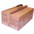 Ящик деревянный (вяз) с ячейками и пеналом для кистей SFE0026, размер 23,5*36,5*15,4 см