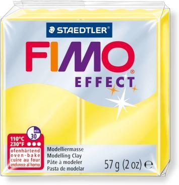 Fimo Effect пластика 56 гр, №104 Полупрозрачный желтый