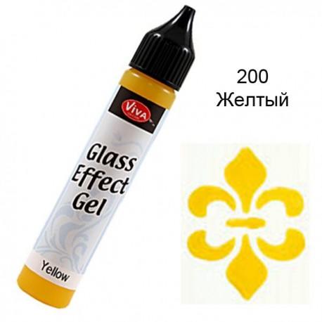 Viva Decor гель Glas Effekt для создания эффекта стекла 25 мл. Желтый