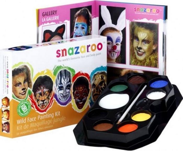 Набор красок для лица Snazaroo "Дикие животные" 8 цв на 50 лиц