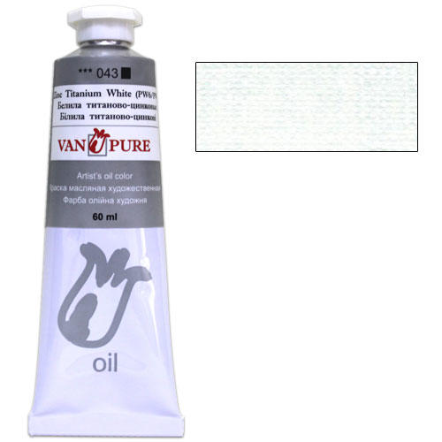 Van Pure масло Белила титаново-цинковые 60 мл