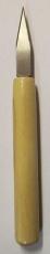 Нож скульптурный DK11229, c обоюдоострым лезвием 55 мм, ручка деревянная