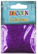 Блестки декоративные Декола, размер 0,3 мм, фиолетовый/индиго W041-214-0,3