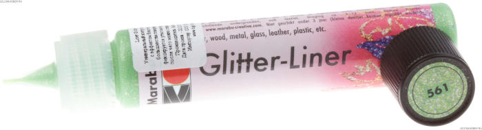 Marabu Glitter Liner 25 мл контур с блестками 561 Киви