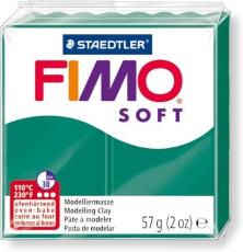 Fimo Soft пластика 56 гр, №56 Изумрудный