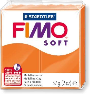 Fimo Soft пластика 56 гр, №42 Мандарин