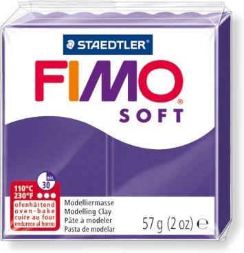 Fimo Soft пластика 56 гр, №63 Сливовый