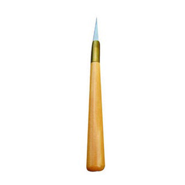 Нож скульптурн. односторонний DK11442 с обоюдоострым лезвием 30 мм, ручка деревянная