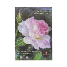Планшет для акварели "Розовый сад", А-5, 200 г/м2, палевый лен 20 л. Лилия Холдинг