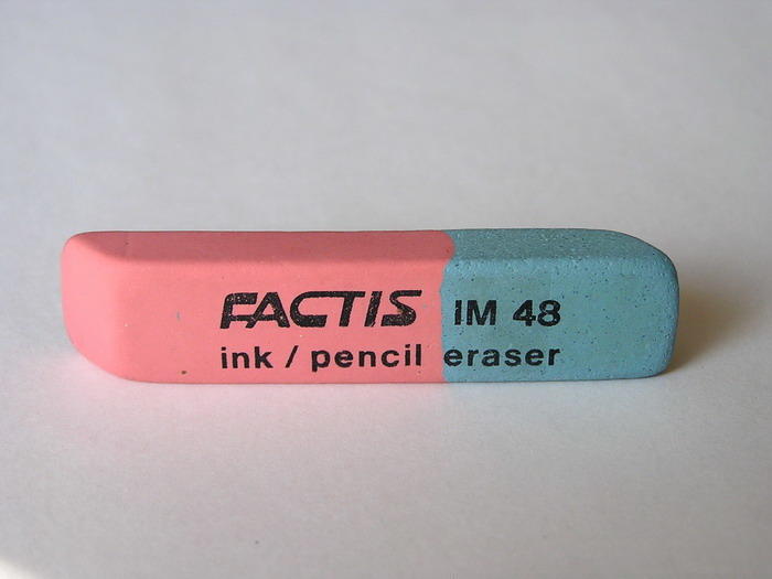 Ластик Factis IM 48, розово-голубой