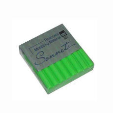 Пластика "Sonnet" флуоресцентный зеленый,брус 56 г.