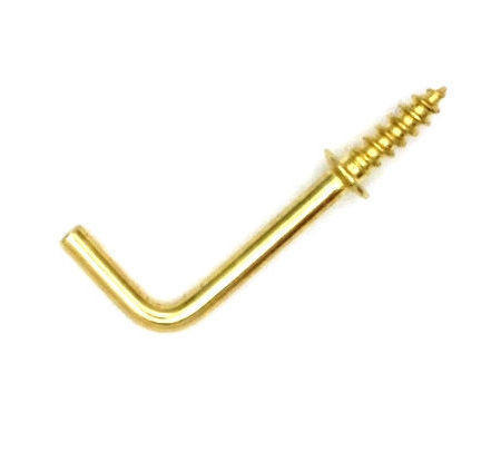 Крючок для ключницы (буквой "Г") 14*37 мм золотой Арт. 12