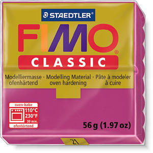 Fimo Classic пластика 56 гр, №21 Маджента