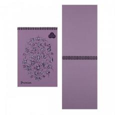 Блокнот для пастели "Premium Lavanda"(темно-розовый) 30 л. 140 * 198 мм, 160 г/м2, холст с хлоп. 40%