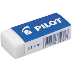 Ластик Pilot EE-101 прямоугольный, винил, картонный футляр 42*18*11 мм