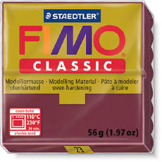 Fimo Classic пластика 56 гр, №23 Бордо