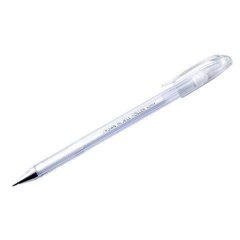 Ручка гелевая Crown Белая 0,5 мм