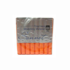 Пластика "Sonnet" флуоресцентный оранжевый, брус 56 г.