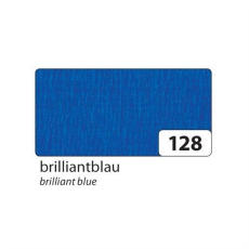 FOLIA  Бумага крепированная, 32 г, 50х250см, сверкающий голубой 28