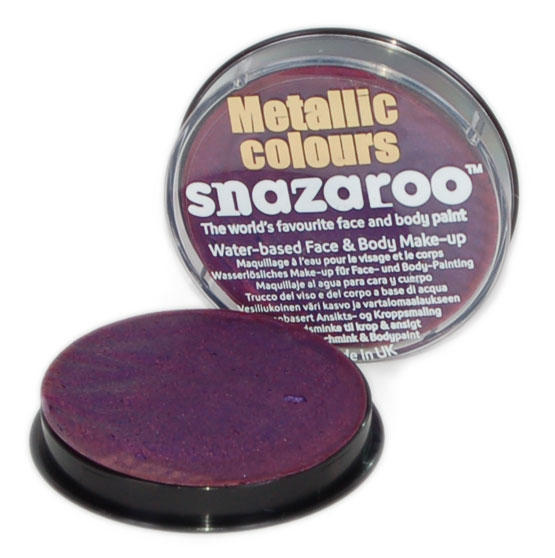 Фиолетовый металлик краска д/лица и тела Snazaroo 18 мл