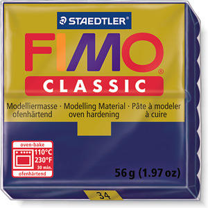 Fimo Classic пластика 56 гр, №34 Морская волна