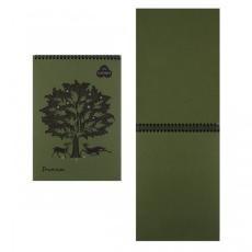 Блокнот для пастели "Premium Dark jung"(темные джунгли)30л. 140 * 198 мм, 160 г/м2, холст с хлоп.40%