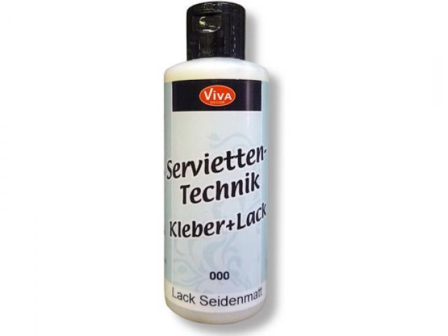 Viva Decor "Servietten-Technik-Kleber+Lack" Акриловый лак, матовый, для декупажа, 82 мл.