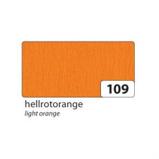 FOLIA  Бумага крепированная, 32 г, 50х250см, светло-оранжевый 09