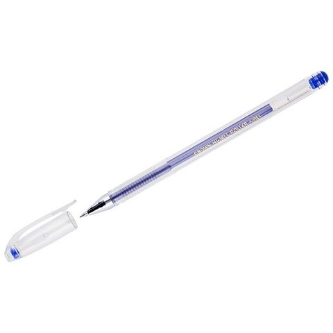 Ручка гелевая Crown синяя