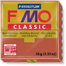 Fimo Classic пластика 56 гр, №74 Терракота