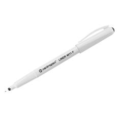 Ручка капиллярная  Centropen Liner 4611 F 0,3 мм трехгранная, черная