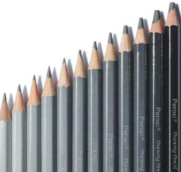 Чернографитный карандаш Drawing Pencil  Н