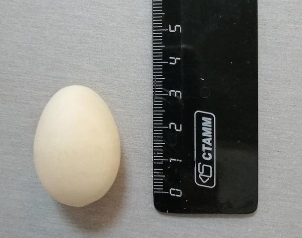 Яйцо выс. 3,5 см перепелинное Арт. 12