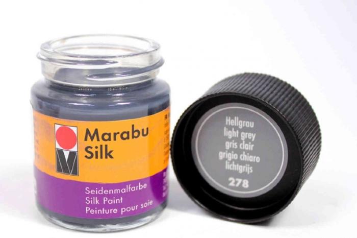 Marabu Краски по шелку Silk, 50 мл, серый светлый