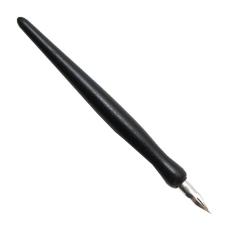 Ручка-держатель деревянная для пера с пером DK11601