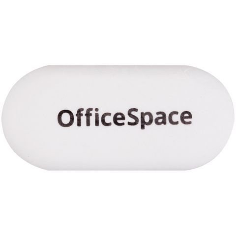 Ластик OfficeSpace "FreeStyle", овальный, термопластичная резина, 60*28*12 мм OBGP_10103